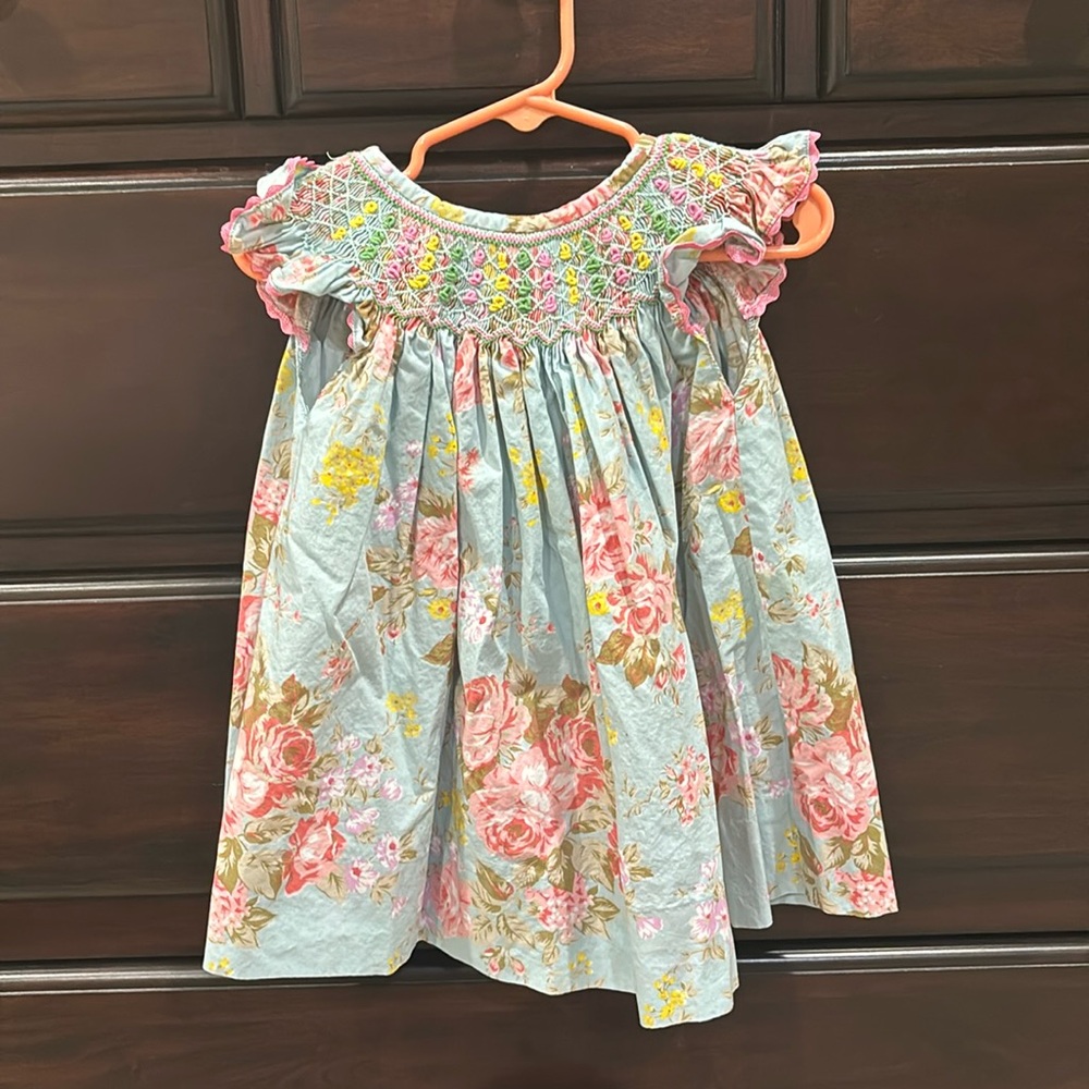 Smocked Candy 6M Smocked Dress